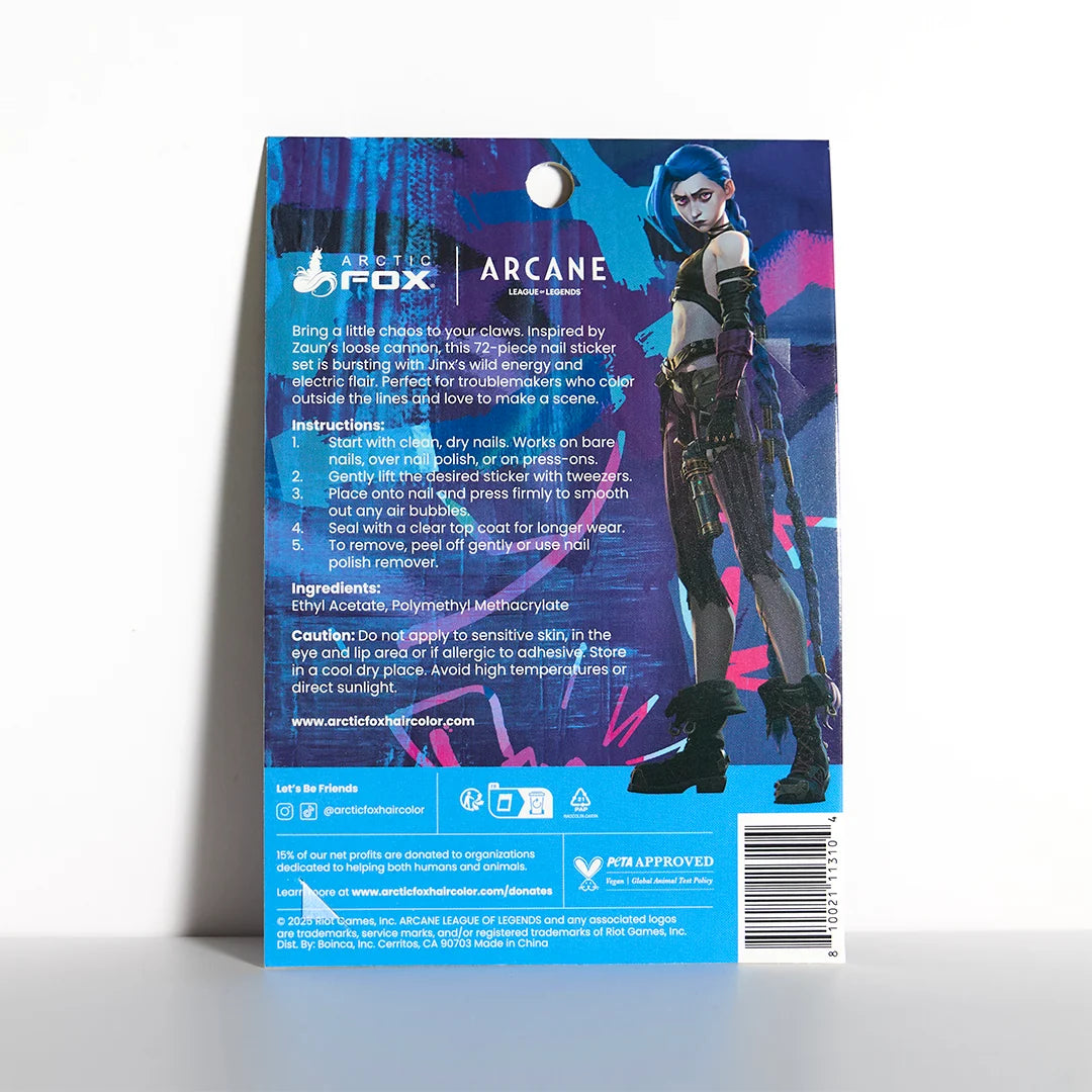 Jinx Nail Sticker